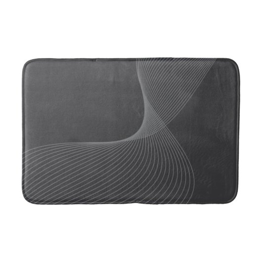 Elegant, chic, simple, modern graphic pattern art バスマット (正面)