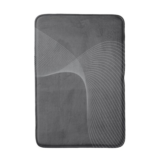 Elegant, chic, simple, modern graphic pattern art バスマット (正面縦)