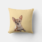 Elegant Chihuahua Pillow クッション (正面)