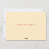 Elegant Chinese New Year シーズンカード (裏面)