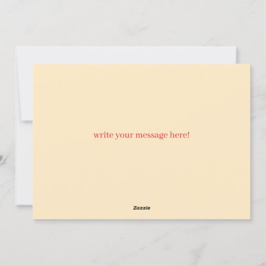 Elegant Chinese New Year シーズンカード (裏面)