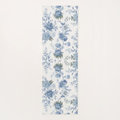 Elegant Chinoiserie Blue Toile  ヨガマット (裏面)