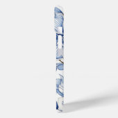 Elegant Chinoiserie Blue & White Floral Pattern Case-Mate iPhoneケース (裏面 / 左)