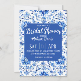Elegant Chinoiserie Bridal Shower Invitation マグネット招待状