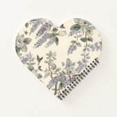 Elegant Chinoiserie Floral & Birds ノートブック (裏面)