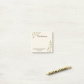 Elegant Christian Botanical Sticky Notes ポストイット (デスク上)