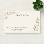 Elegant Christian Botanical Sticky Notes 10"x6" ポストイット (オフィス)