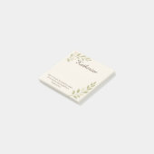 Elegant Christian Botanical Sticky Post-It Notes ポストイット (アングル)