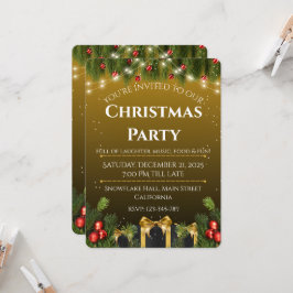 Elegant Christmas 招待状