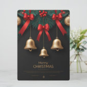 Elegant Christmas Bells Decor – シーズンカード (スタンド正面)