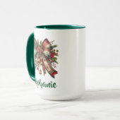 Elegant Christmas Bow Mug Gift マグカップ (正面左)