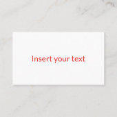 Elegant Christmas Business Card 名刺 (裏面)