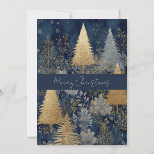 Elegant Christmas Business Corporate Holiday Card シーズンカード (正面)