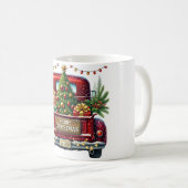 Elegant Christmas Car – Holiday Season Design コーヒーマグカップ (正面右)