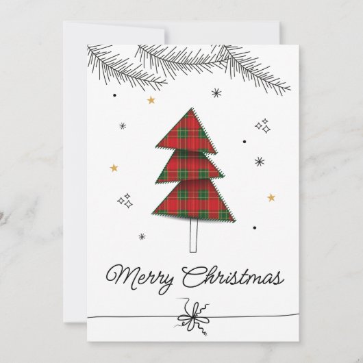 Elegant Christmas Card | Festive Holiday Greeting シーズンカード (正面)