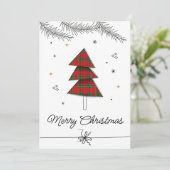 Elegant Christmas Card | Festive Holiday Greeting シーズンカード (スタンド正面)