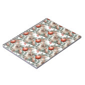 Elegant Christmas Cat ノートブック (左側)