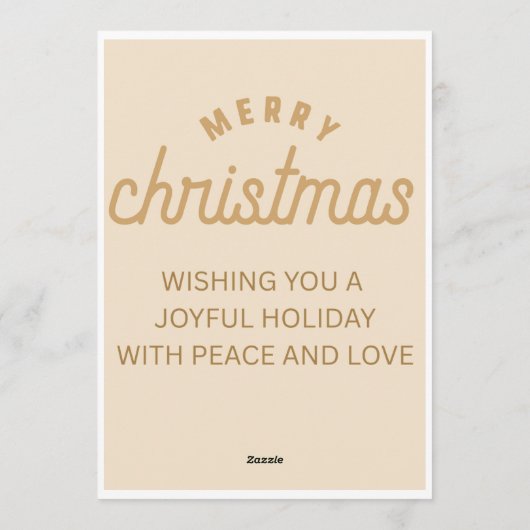 Elegant Christmas celebration Invitation  招待状 (裏面)