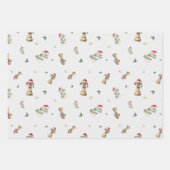 Elegant Christmas Chess Wrapping Paper Sheets ラッピングペーパーシート (正面2)