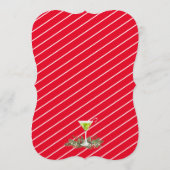 Elegant Christmas Cocktail Party Festive Drinks メニュー (裏面)