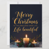 Elegant Christmas Compliment Hand Lettered Art (正面)