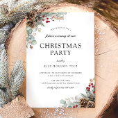Elegant Christmas Corporate Party 招待状