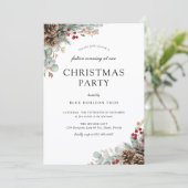 Elegant Christmas Corporate Party 招待状 (スタンド正面)