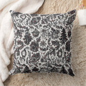 Elegant Christmas floral ornament pattern design クッション (ブランケット)