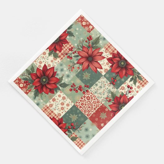 Elegant Christmas Floral Quilt Pattern  (コーナー)