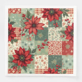 Elegant Christmas Floral Quilt Pattern  (正面)