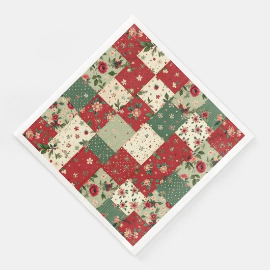 Elegant Christmas Floral Quilt Pattern  (コーナー)
