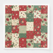 Elegant Christmas Floral Quilt Pattern  (正面)
