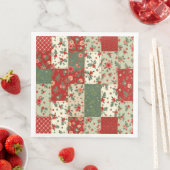 Elegant Christmas Floral Quilt Pattern  (インサイチュ)