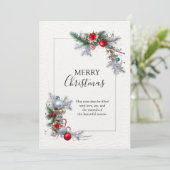 Elegant Christmas Frame シーズンカード (スタンド正面)