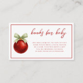 Elegant Christmas Gender Neutral Books For Baby エンクロージャーカード (正面)