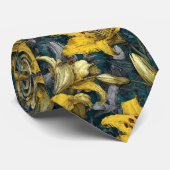 Elegant Christmas Gift For Boyfriend Lilies Floral ネクタイ (ロール)