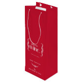 Elegant Christmas “Gives Him Wine” Shakespeare ワインギフトバッグ (裏面アングル)