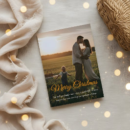 Elegant Christmas Greeting Card | Merry Christmas サンキューカード