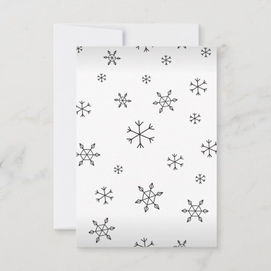 Elegant Christmas & Happy New Year Greeting Card (裏面)