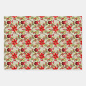 Elegant Christmas/Holiday ラッピングペーパーシート (正面)