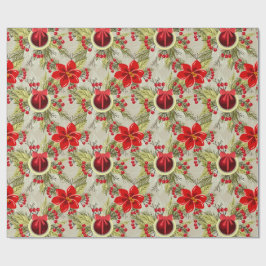 Elegant Christmas/Holiday ラッピングペーパー