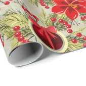 Elegant Christmas/Holiday ラッピングペーパー (ロールコーナー)