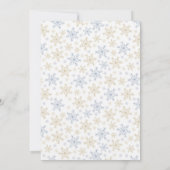 Elegant Christmas Holiday Bridal Brunch Invitation 招待状 (裏面)