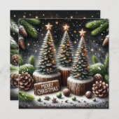 Elegant Christmas Holiday Card シーズンカード (正面/裏面)