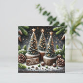 Elegant Christmas Holiday Card シーズンカード (スタンド正面)