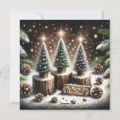 Elegant Christmas Holiday Card シーズンカード (裏面)