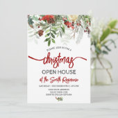 Elegant Christmas Holiday Open House Party 招待状 (スタンド正面)