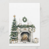 Elegant Christmas Holiday Party 招待状 (裏面)