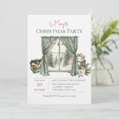 Elegant Christmas Holiday Party 招待状 (スタンド正面)