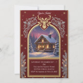 Elegant Christmas Invitation | Holiday Party Card  招待状 (正面)